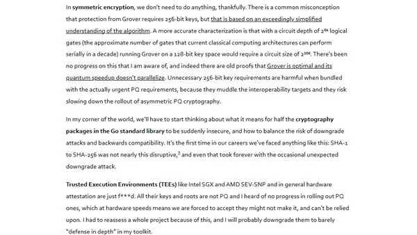 A Cryptography Engineer’s Perspective on Quantum Computing Timelines