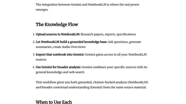 Context Management Strategies for Gemini Web and NotebookLM: A Complete Guide to Google's AI Knowledge Ecosystem