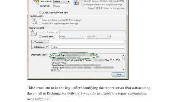 SSRS: Which server sent my e-mail subscription?