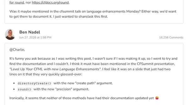 New round() Precision In Adobe ColdFusion 2025 Update 8