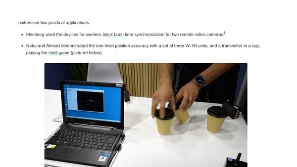 Wi-Wi Is Wireless Time Sync at 1 nanosecond