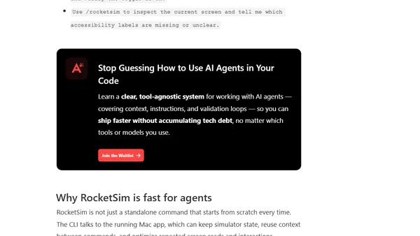 AI-Powered Xcode Simulator Automation (token-efficient)