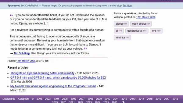 Quoting Tim Schilling