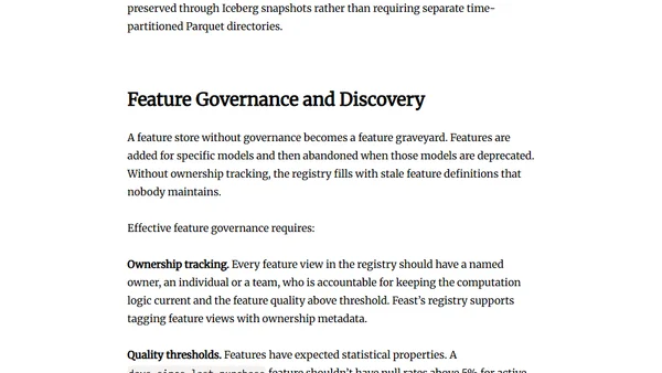 Modern Feature Stores Beyond Batch Pipelines