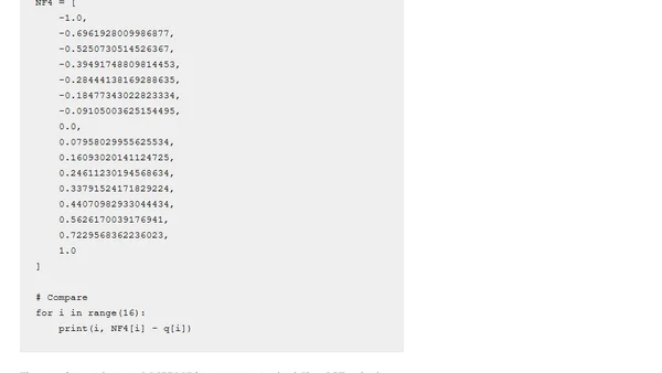 Gaussian distributed weights for LLMs