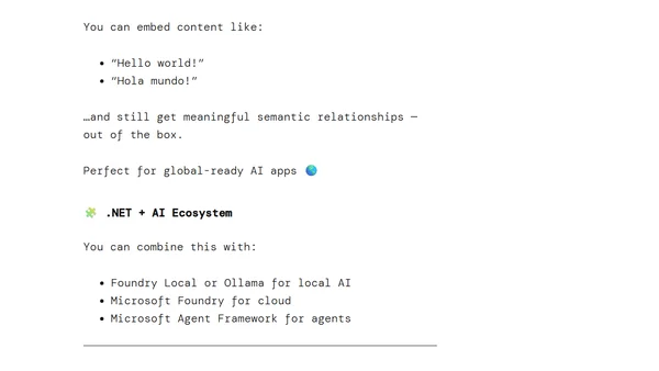 🚀 Bing Open-Sources New Embedding Models — Now Available in C# with LocalEmbeddings.Harrier