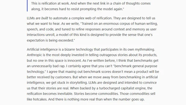 Language Models and Automated Reification