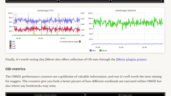 Performance and OBIEE - part V - Execute and Measure