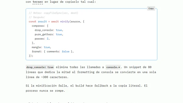 WebPerf Snippets agent-first: retornos estructurados y tokens mínimos