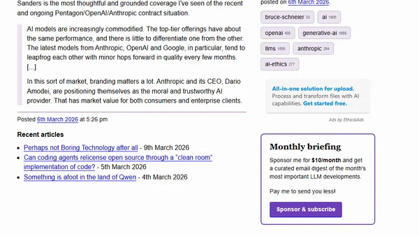 Anthropic and the Pentagon