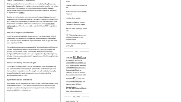 Coding at the Speed of Thought: The New Era of Symfony Docker
