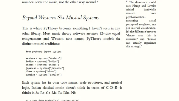 PyTheory: Breaking Through Five Years of Creative Block with AI