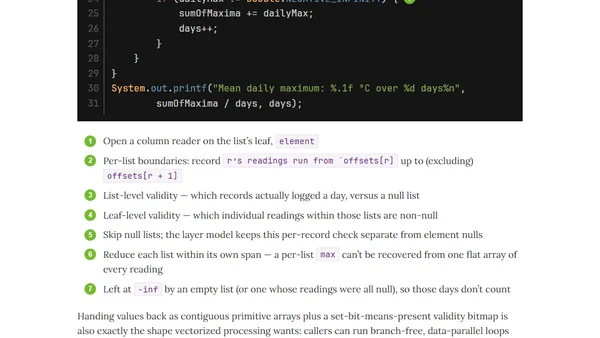Improved Column Reader API, First Cut of Geospatial Support: Hardwood 1.0.0.CR1 Is Available