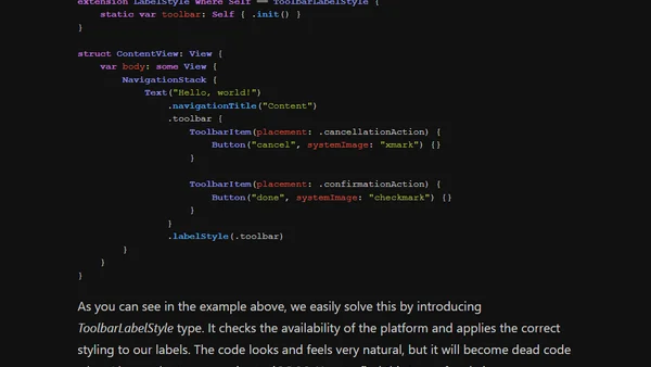 Deprecating your own convenience API