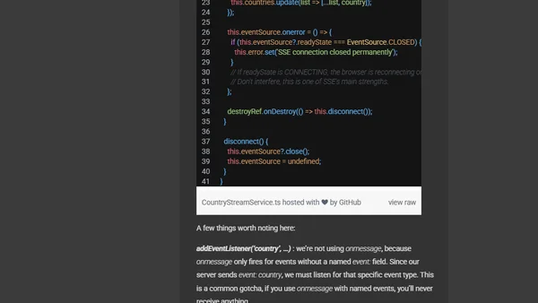 ASP.NET Core 10: First-class Server-Sent Events with an Angular client