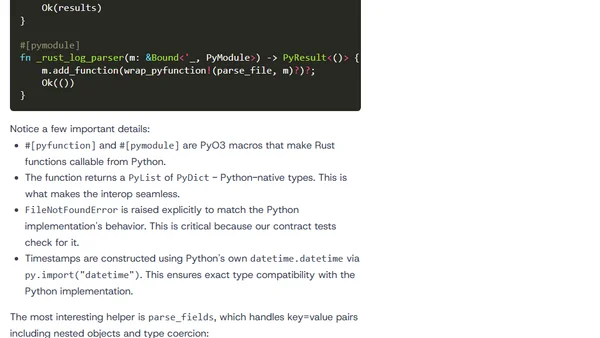 AI-Powered Rewrite from Python to Rust - part 3