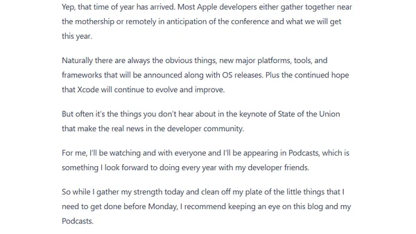 WWDC 26 is here