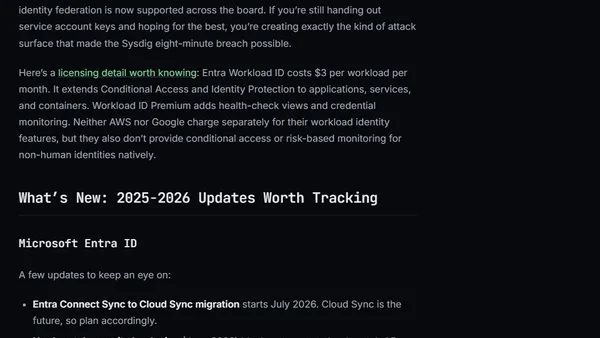 Microsoft Entra ID vs AWS IAM Identity Center vs Google Cloud Identity