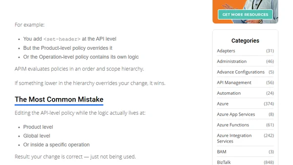 Friday Fact: Your APIM Policy Change Didn’t Do Anything — Because You Edited the Wrong Scope