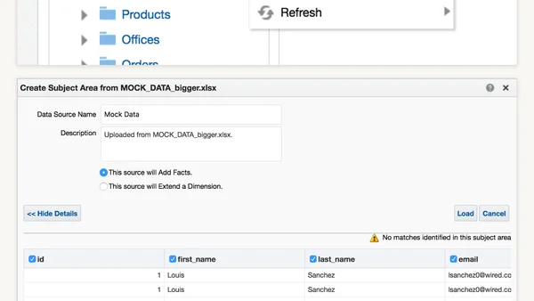OBIEE 12c – Extended Subject Areas (XSA) and the Data Set Service