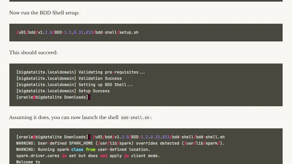 Running Big Data Discovery Shell and Jupyter Notebook on Big Data Lite VM 4.5