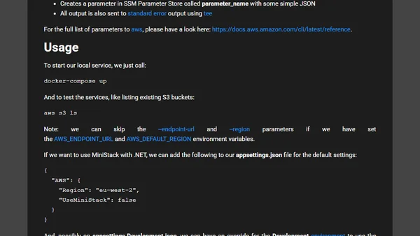 Using AWS Locally with MiniStack and .NET