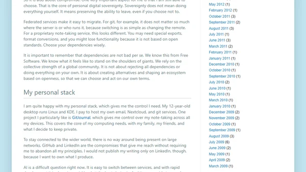 Personal Digital Sovereignty