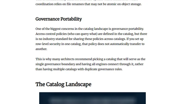 What Are Lakehouse Catalogs? The Role of Catalogs in Apache Iceberg