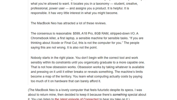 “This Is Not The Computer For You”