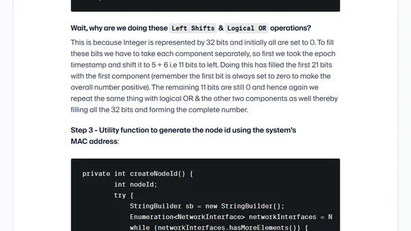 Generating unique IDs in a Large scale Distributed environment