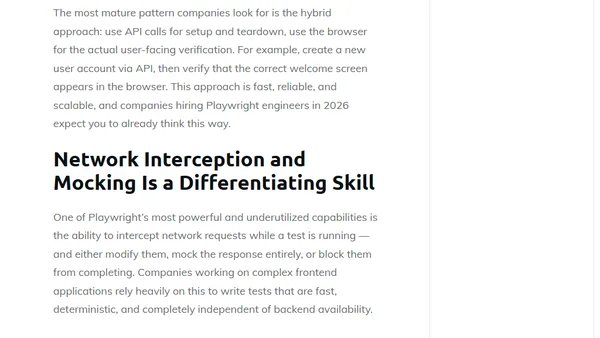 What Companies Expect from Playwright Engineers in 2026
