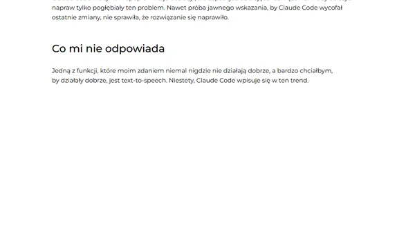 Claude Code – pierwsze wrażenia