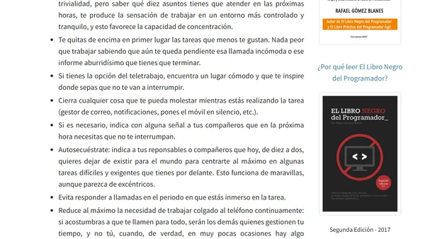 Cómo ser un desarrollador eficiente