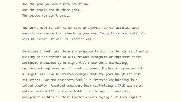 People are not friction