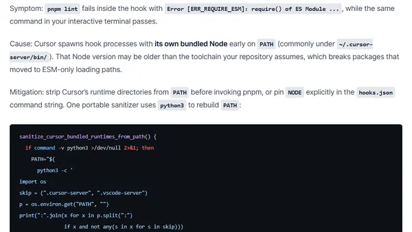 Cursor Agent Hooks: Lint and Build Checks After Each Turn