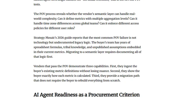 SaaS Buyers Now Inspect Your Semantic Layer