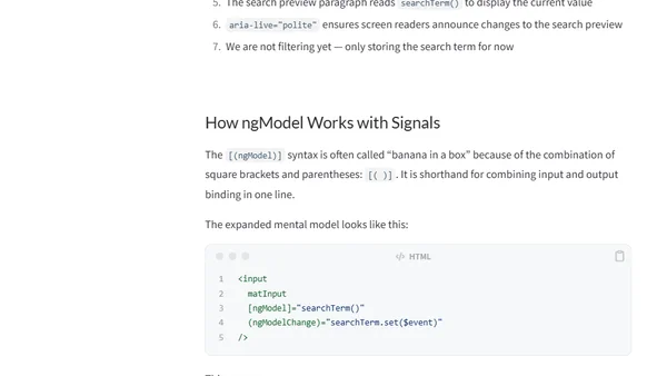Modern Angular 13: Writable Signals for Search State