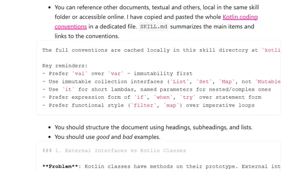 Writing an agent skill