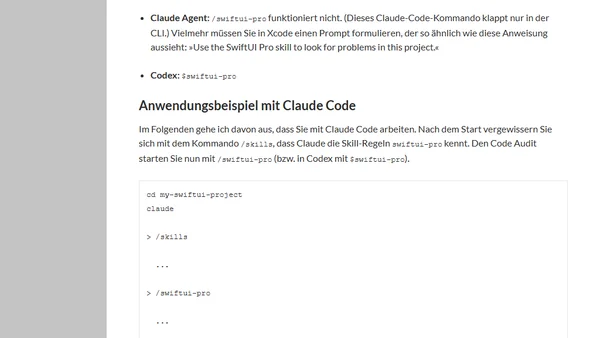 KI-Skills für Swift