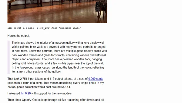 GPT-5.4 mini and GPT-5.4 nano, which can describe 76,000 photos for $52