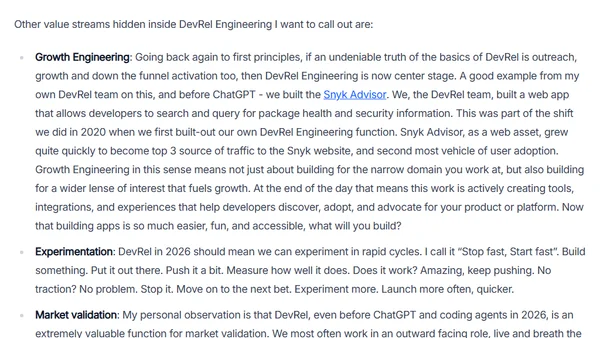 DevRel in 2026: Thematic Shifts, Product-centric Advocacy and the Rising Tide of Coding Agents