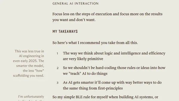 Bitter Lesson Engineering