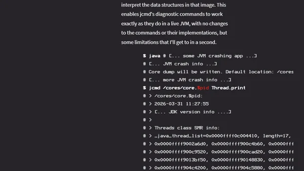 Analysing Crashed JVMs - Inside Java Newscast #109