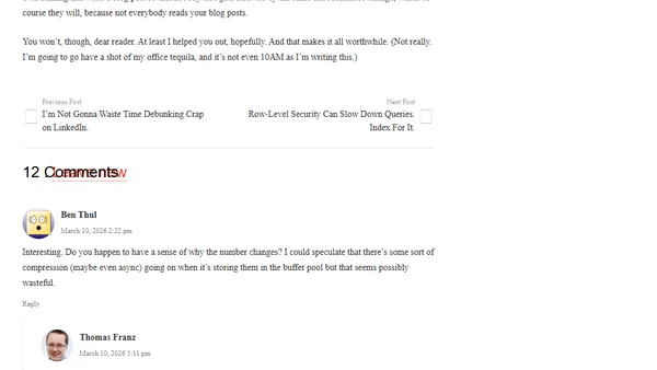 Logical Reads Aren’t Repeatable on Columnstore Indexes. (sigh)