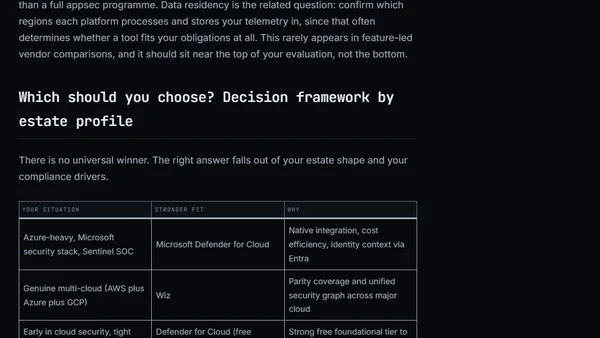 Wiz vs Microsoft Defender for Cloud