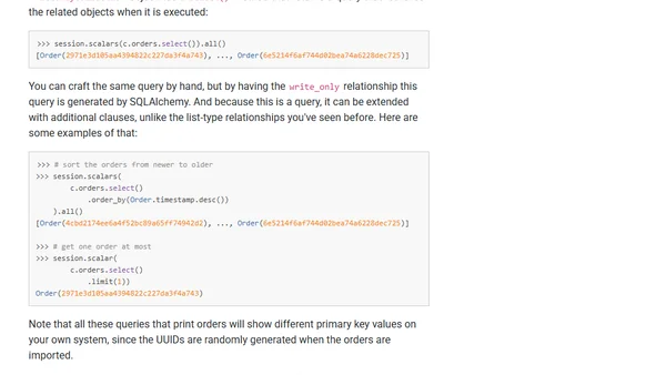 SQLAlchemy 2 In Practice - Chapter 5 - Advanced Many-To-Many Relationships