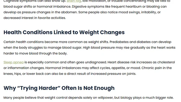 Is Your Weight Affecting Your Health? Signs It Might Be