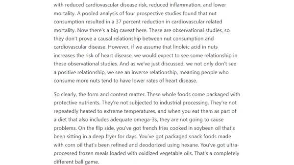 RHR: Seed Oils and Colon Cancer – What the New Research Really Shows