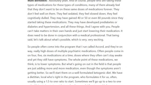 RHR: The Link Between Metabolic Health and Mental Well-Being, with Dr. Matt Bernstein