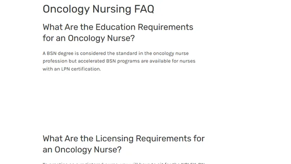 How to Become an Oncology Nurse